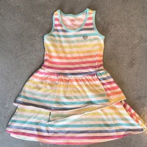 Rainbow summer tank dress